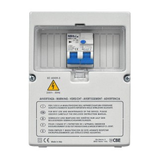 1 - CBE DS120 aardlekschakelaar 230V 13A camper