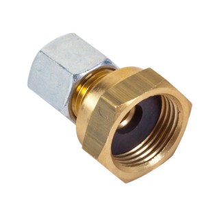 1 - Raccordo Bicono per Tubi Rigidi GAS P91 Diametro 8 mm Camper Caravan