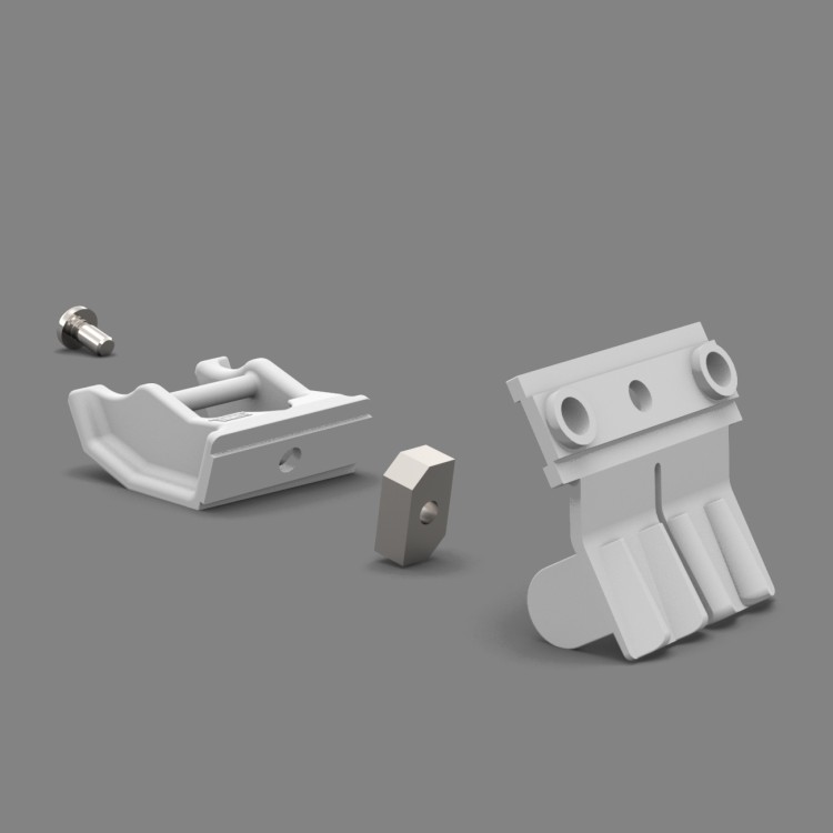 1 - KIT de remplacement fixation chevron avant véranda Fiamma F1 F45I F45S