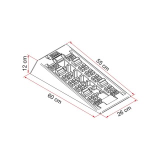 2 - Cunei Livellatori Camper Fiamma Level System Jumbo giallo