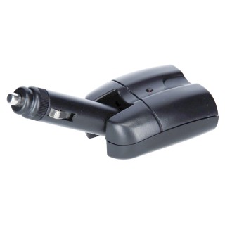 1 - CarBest 12V / 24V splitter draaibaar 90 dubbele sigarettenaansteker voor camperbusje