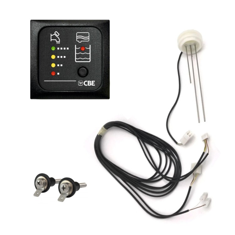 1 - MT214/G Panel LED Prueba + Recuperación Tanque Bebedero con Cable y Sondas Gris