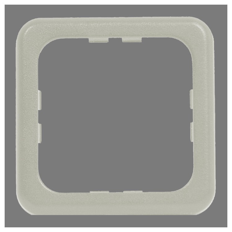 1 - Wit CBE MAC1P/B-frame voor camperaansluitingen en bedieningselementen