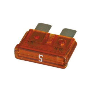 1 - Fusible à lame 5A pour basses tensions - 10 pièces