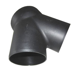 1 - Racor en "Y" para tubo direccional de 75-60-60 mm para calentador