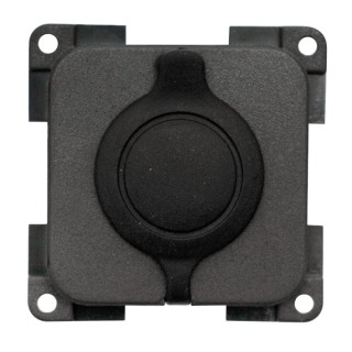 1 - Presa 12V Tipo Accendisigari CBE MP12ACS/G da Incasso con Coperchio Stagno per Camper Barca Furgoni