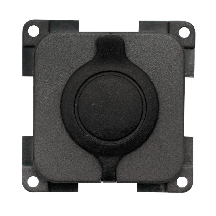 1 - Encendedor de Cigarrillos de 12V Tipo CBE MP12ACS/G Enchufe de Montaje Empotrado con Tapa Estanca para Furgonetas Camper Boa