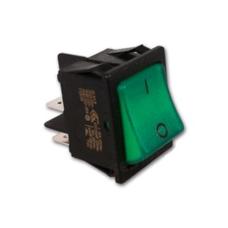 1 - Interruptor de luz verde 230V compatível com refrigerador Dometic Camper