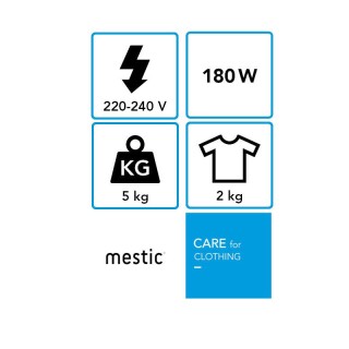 2 - Draagbare reis-campingwasmachine 2kg voor camper caravan Mestic MW-100