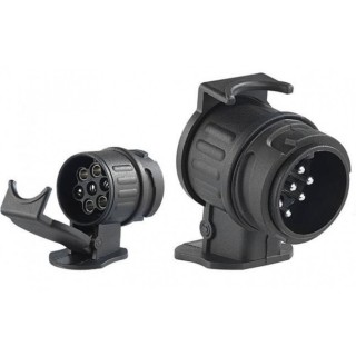 1 - Reduzierter Adapter von 13-poligem Stecker auf 7-polige Caravan-Steckdose