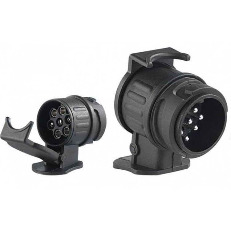 1 - Reduzierter Adapter von 13-poligem Stecker auf 7-polige Caravan-Steckdose