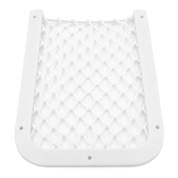 1 - White Net Pocket Cell Phone Holder for Camper Van Car