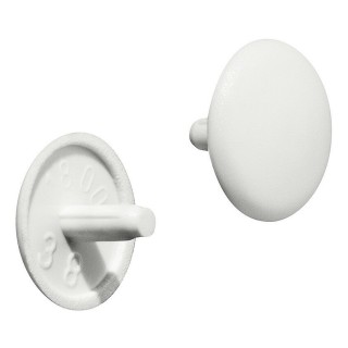 1 - KIT 10 Tampas Brancas para Parafusos Diâmetro 3,5 mm