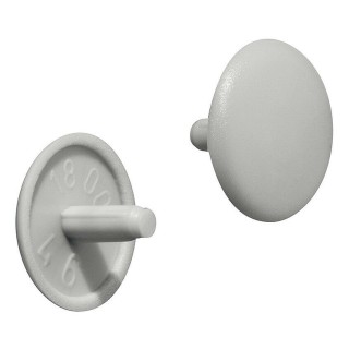 1 - KIT 10 graue Schraubenabdeckkappen für Schrauben mit einem Durchmesser von 3,5 mm