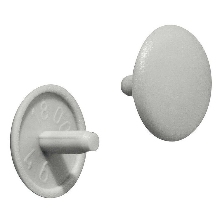 1 - KIT 10 Tapas Cubretornillos Grises para Tornillos Diámetro 3,5 mm