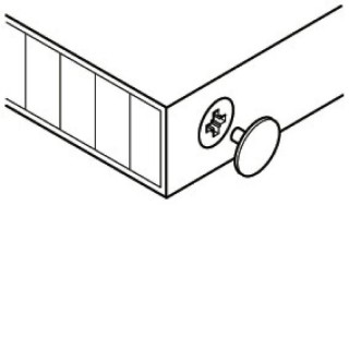 2 - KIT 10 Tapas Tapatornillos Marrón Nogal para Tornillos Diámetro 3,5 mm