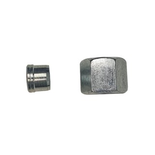 1 - Écrou hexagonal en acier galvanisé avec ogive de 10 mm pour systèmes de gaz Camper FoodTrucker