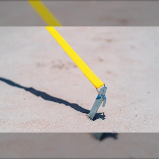 2 - Fiamma Tie Down S Bandes d'ancrage pour auvent Jaune Camper Veranda