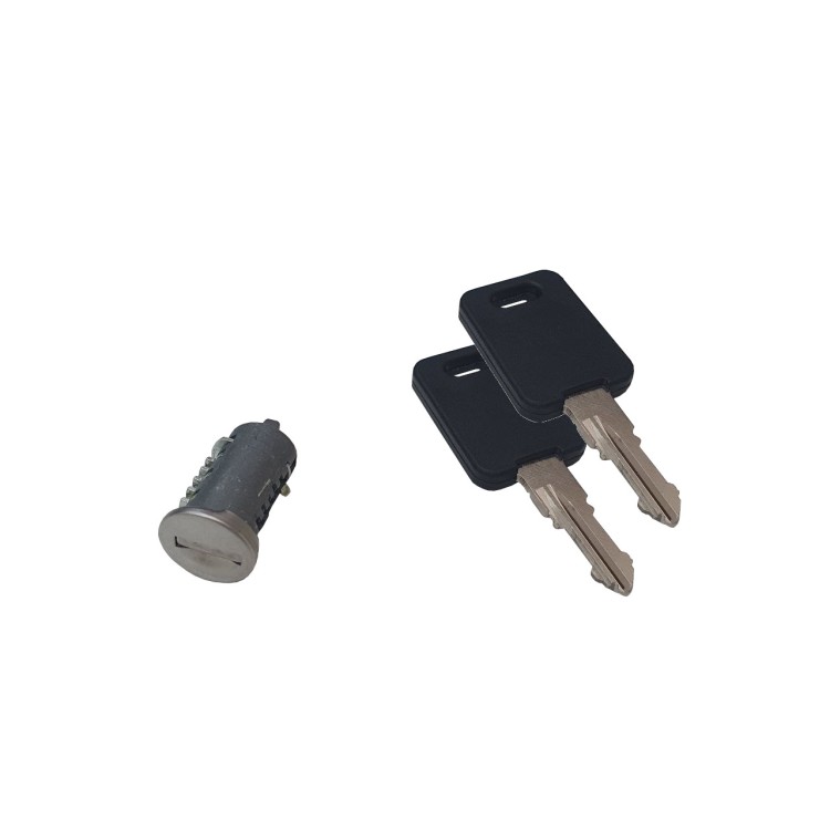 1 - DPF-cilinder uit de 2000-serie met een paar Camper Lock-sleutels