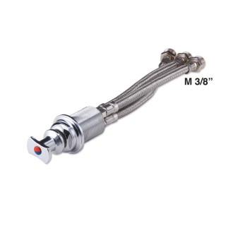 6 - KIT Cabine de Douche Externe Douchette à main avec Mitigeur TREM pour Camping-car