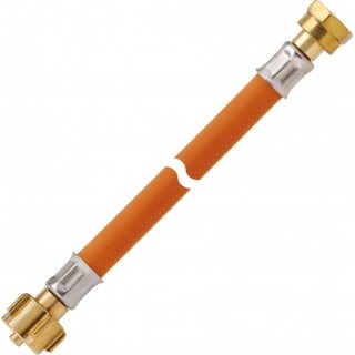 1 - Tuyau GAZ Haute Pression Camper 750 mm pour Bouteilles avec Raccord Italien M20