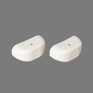 1 - KIT de 2 Tapas de Orificios para Tapas Inferiores Portabicicletas Fiamma