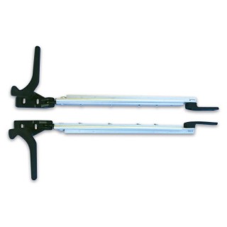 1 - Par de braços de pressão de reposição direita esquerda poliplástico 500-650mm