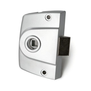 1 - Fechadura de níquel pálido FAP T-Lock para banheiro de campista