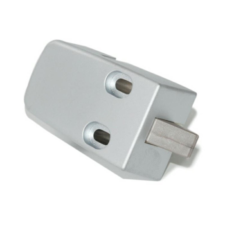 1 - FAP Pale Nickel Lock for Camper Bathroom Door