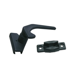 1 - KIT de poignée coulissante et de loquet Polyfix pour fenêtres en plastique polyplastique