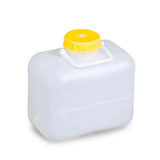 1 - Tanque de água transparente de 10 litros para van de acampamento com furo para passagem de cabo de bomba submersível