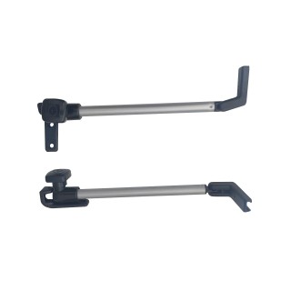 1 - Paar rechter, linker, rechter, linker, rechter Zirkelarme, H 200 mm, mit Knopf