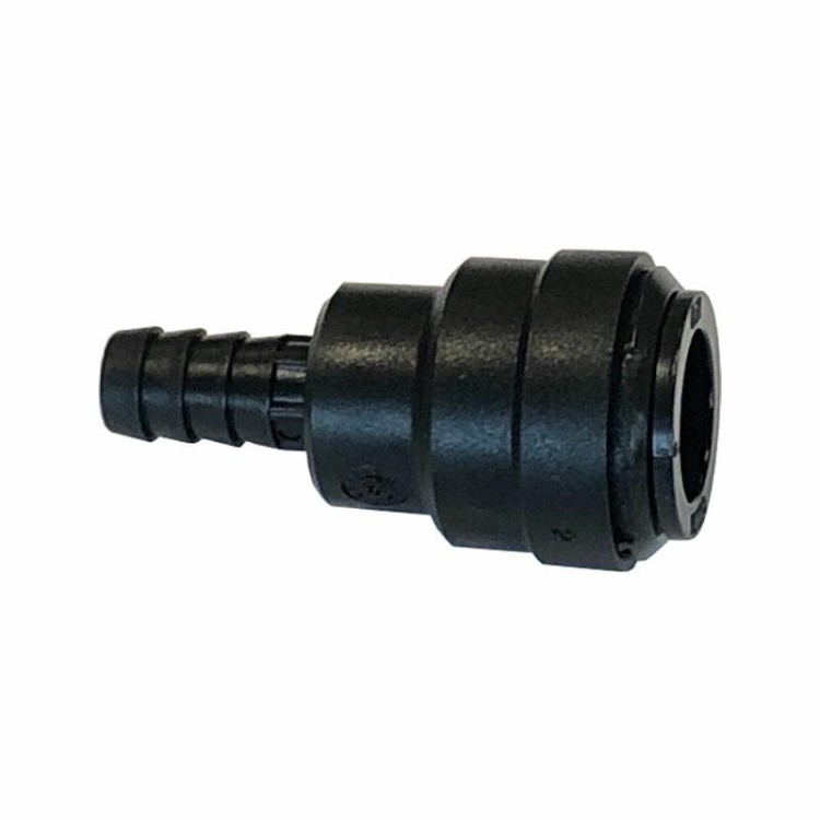 1 - Racor de 10mm con acoplamiento rápido de 15mm para agua para autocaravanas y caravanas