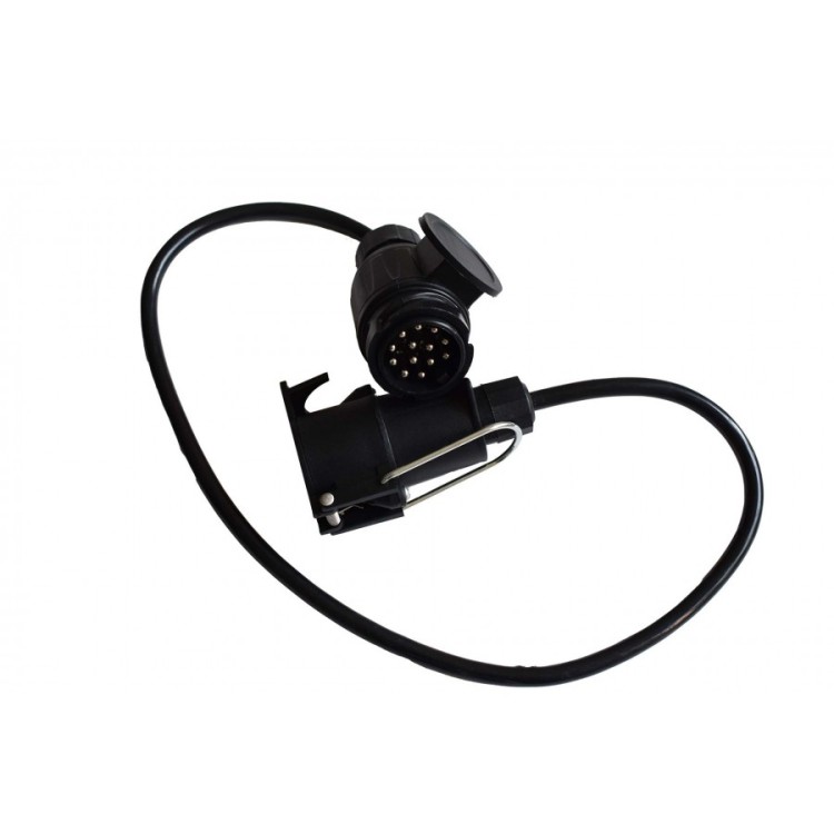 1 - 7 Pin Plug to 13 Pin Socket Adapter Caravan Trailer