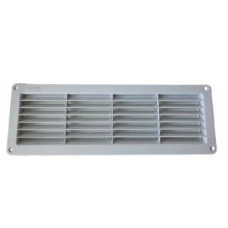 1 - Inbouwkoelkastgrill 37x13 cm met muggennet voor campers en caravans