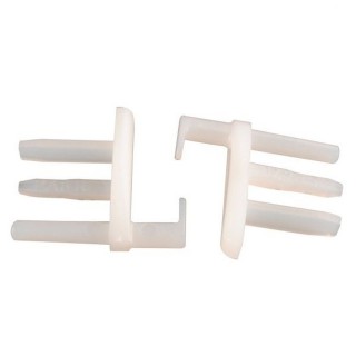 1 - Par de ganchos terminales rastrillo serie 2000 para Camper Caravan