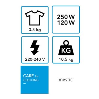 2 - Lavadora Secadora De Viaje Portátil 3,5 KG Mestic MW-120