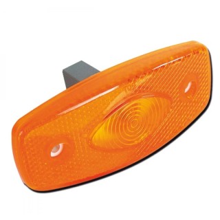 1 - Luce di ingombro laterale a lampadina arancione Camper