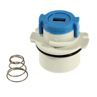 1 - Boîtier de serrure ZADI blanc pour porte de toilette Thetford Camper