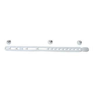 1 - White plastic Fap tailgate stop for Rimor Camper