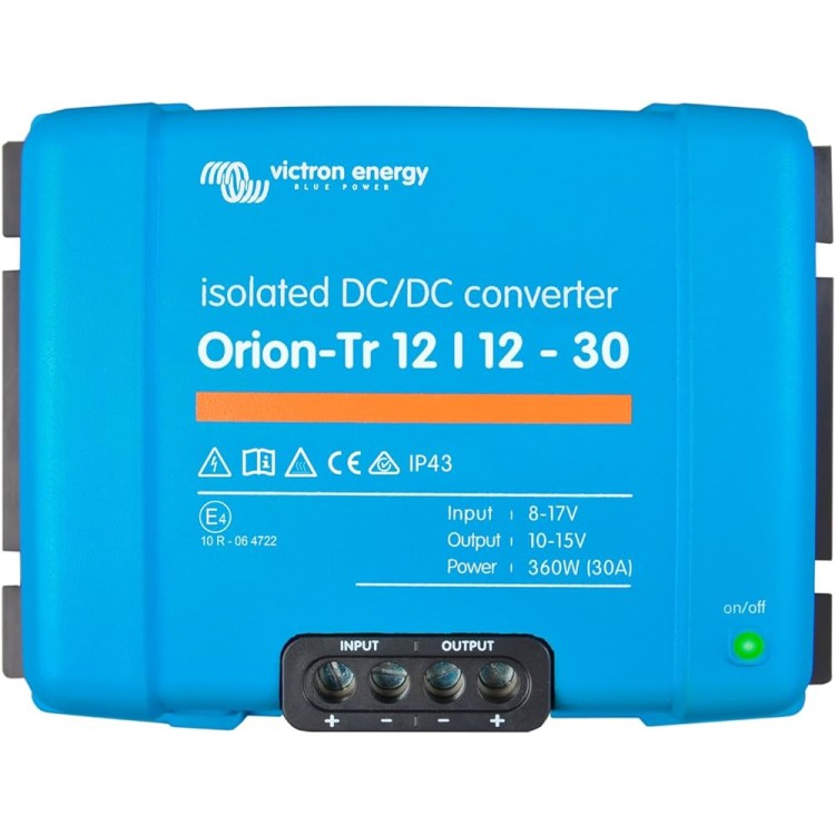 1 - Convertitore DC DC Isolato Orion-TR 12/12-30 30A Victron Camper