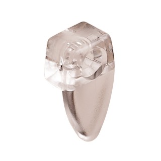 1 - Kit 8 Fermaspecchio ovale in gomma per Camper