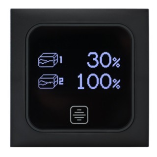 1 - Digital Test Panel Camper Tanks 12V Touch CBE PT722