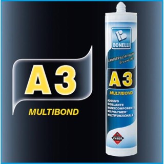 1 - Bonelli A3 Multibond Bianco da 290 ml Colla Fotovoltaico Antenne