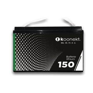 1 - Koonekt 150 Batteria al litio LiFePO4 12V 150Ah Camper Van