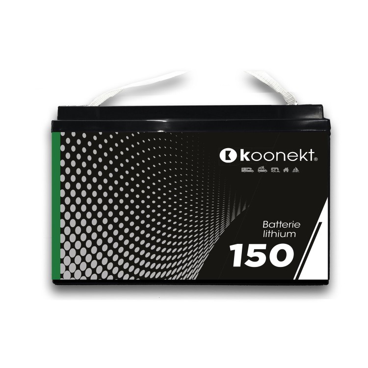 1 - Koonekt 150 Batteria al litio LiFePO4 12V 150Ah Camper Van