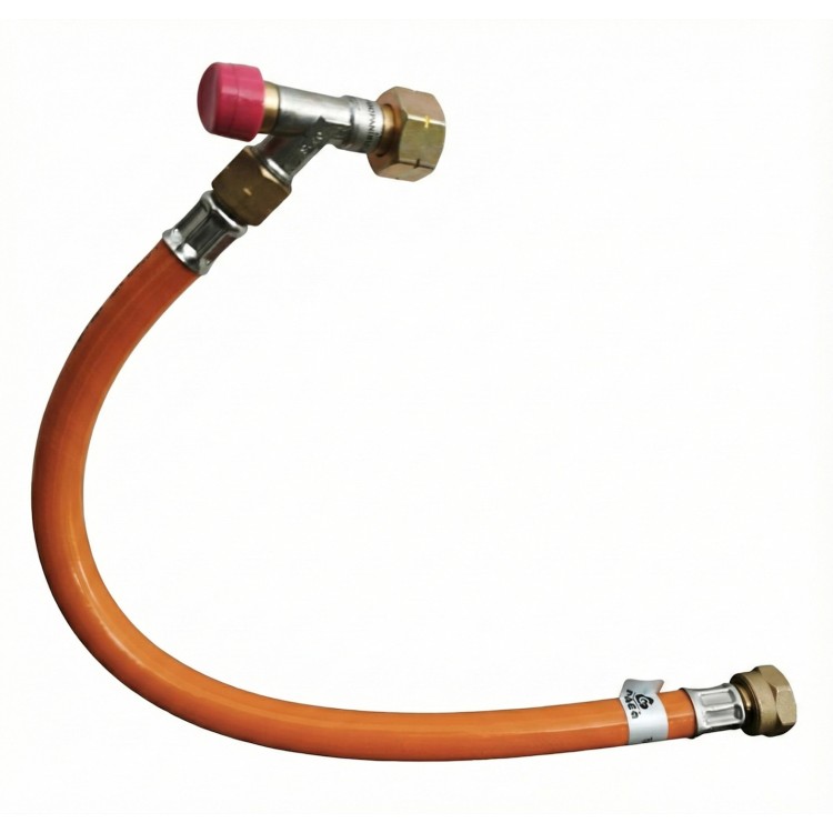 1 - High Pressure GAS Hose with Camper Breakage Protection
