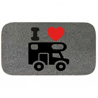 1 - Tappeto zerbino per porta Casa o Camper Grigio