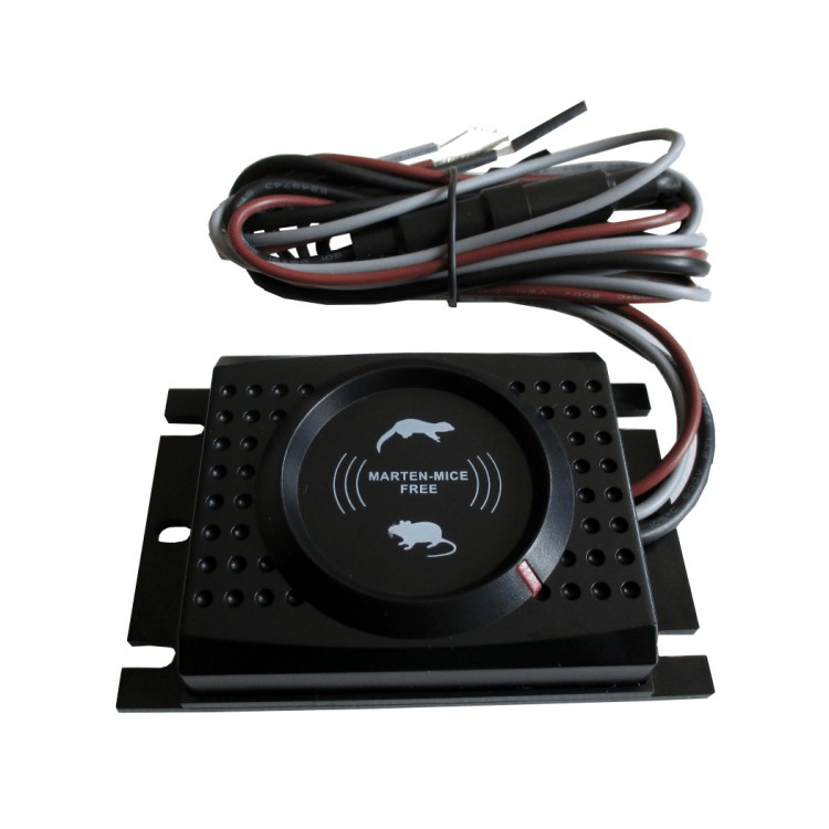 1 - 12V ultrasone muisverjager voor campers, auto's, tractoren, bestelwagens voor ratten en marters