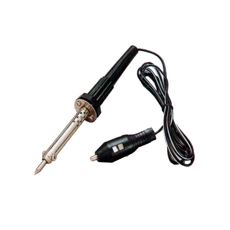 1 - Saldatore a Stagno 12V 30W Spina Accendisigari Camper Macchina